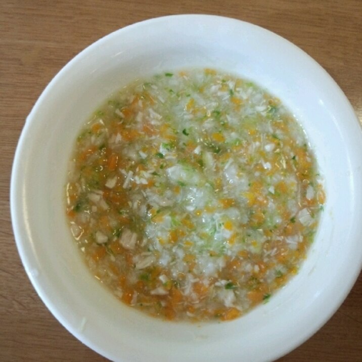 離乳食 中期 レタスと人参入りマグロ粥 レシピ 作り方 By Koko0730 楽天レシピ 離乳食 中期 レタスと人参入りマグロ粥 レシピ 作り方 By Koko0730 楽天レシピ